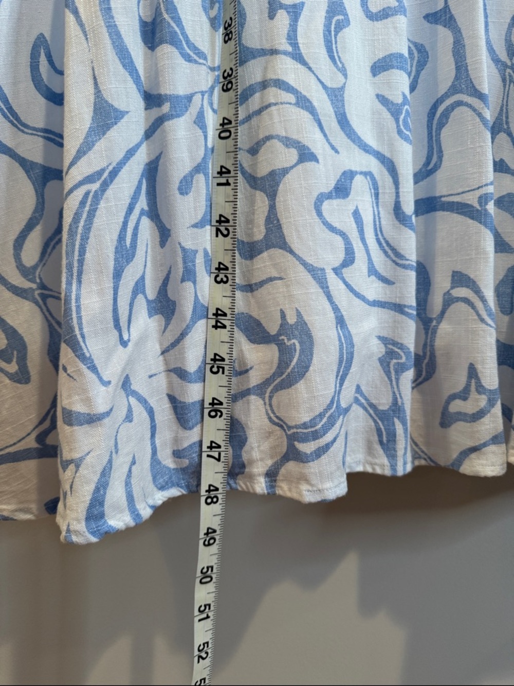Girl and the sun Light Blue and White dress, women’s size medium - Picture 14 of 16